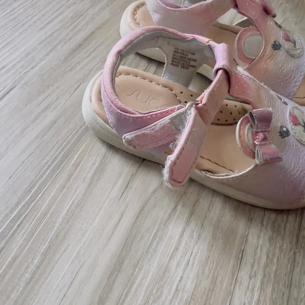 Sugar Bear Toddler Pink Sandals – Size 7 (Style 60016625)